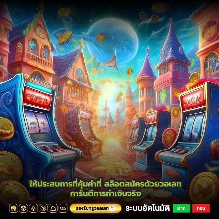 ให้ประสบการที่คุ้มค่าที่สล็อตสมัครด้วยวอเลทการันตีการทำเงินจริง